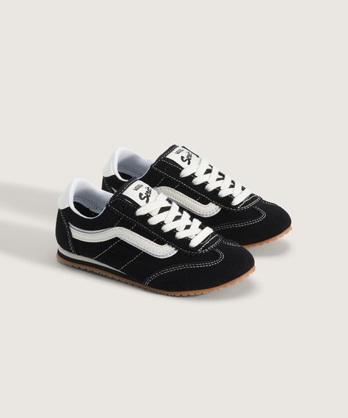 VANS(バンズ)の「キッズ スーパーロープロ / Super Lowpro Black VN000Z34BLA1(スニーカー・キッズ・ブラック・13/12/11/3/2/1)」の2枚目の写真
