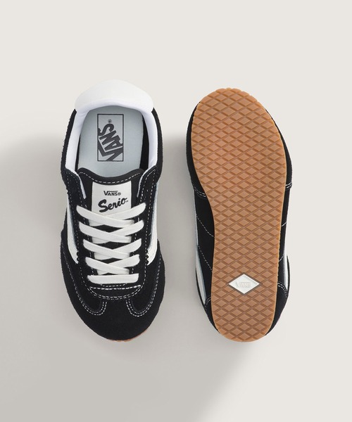 VANS(バンズ)の「キッズ スーパーロープロ / Super Lowpro Black VN000Z34BLA1(スニーカー・キッズ・ブラック・13/12/11/3/2/1)」の3枚目の写真