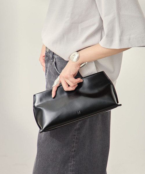 &MyuQ(アンドミューク)の「&MyuQ/アンドミューク "SAL" バッグ(ショルダーバッグ・レディース・ブラウン/ブラック・FREE)」の5枚目の写真