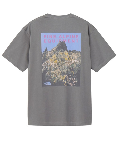 THE NORTH FACE(ザノースフェイス)の「ザ ノース フェイス THE NORTH FACE S/S Mountain Flower Tee ショートスリーブマウンテンフラワーティー(Tシャツ/カットソー・メンズ・グレー/ブラック/ホワイト・M/S/L/XL)」の3枚目の写真