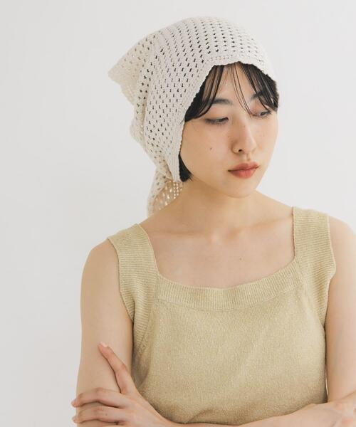 KBF(ケイビーエフ)の「スカラップデザイントライアングルスカーフ(バンダナ/スカーフ・レディース・その他1/その他2・ONE)」の17枚目の写真