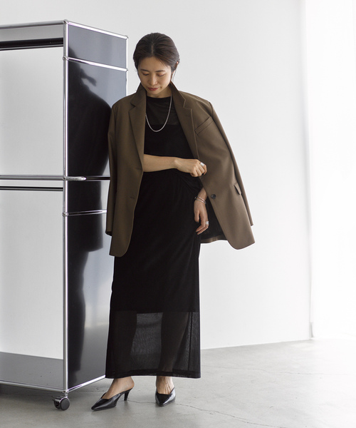VERMEIL par iena(ヴェルメイユパーイエナ)の「《追加》TAILORED ジャケット(テーラードジャケット・レディース・カーキ・40/38/36)」の2枚目の写真