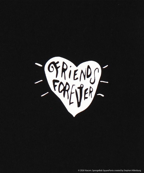 MFC STORE(エムエフシーストア)の「SpongeBob x MFC STORE FRIENDS FOREVER TYPE2 S/S TEE(Tシャツ/カットソー・メンズ・ブラック/ホワイト・XS/S/M/L/XL/XXL)」の12枚目の写真