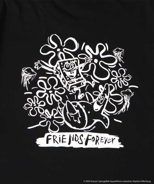 MFC STORE(エムエフシーストア)の「SpongeBob x MFC STORE FRIENDS FOREVER TYPE2 S/S TEE(Tシャツ/カットソー・メンズ・ブラック/ホワイト・XS/S/M/L/XL/XXL)」の13枚目の写真
