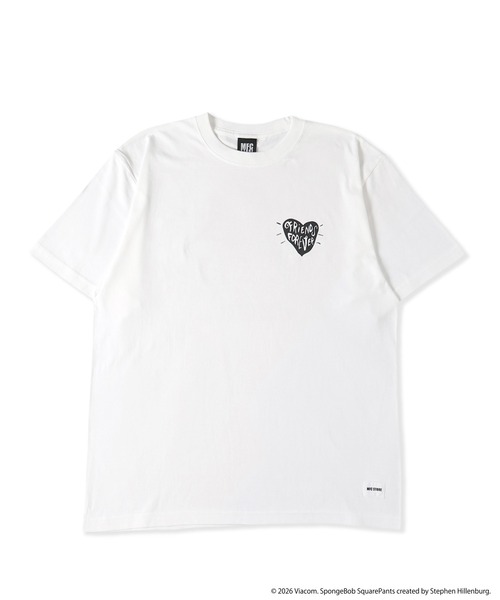 MFC STORE(エムエフシーストア)の「SpongeBob x MFC STORE FRIENDS FOREVER TYPE2 S/S TEE(Tシャツ/カットソー・メンズ・ブラック/ホワイト・XS/S/M/L/XL/XXL)」の6枚目の写真