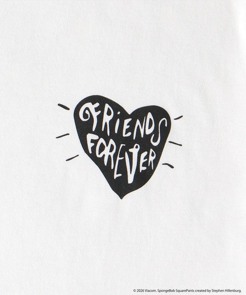 MFC STORE(エムエフシーストア)の「SpongeBob x MFC STORE FRIENDS FOREVER TYPE2 S/S TEE(Tシャツ/カットソー・メンズ・ブラック/ホワイト・XS/S/M/L/XL/XXL)」の8枚目の写真