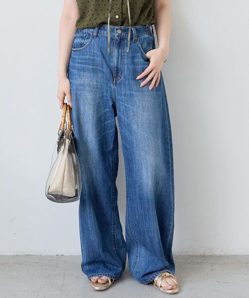 le.coeur blanc(ルクールブラン)の「Healthy denim Beets(デニムパンツ・レディース・サックスブルー/ブルー・38/36)」の1枚目の写真