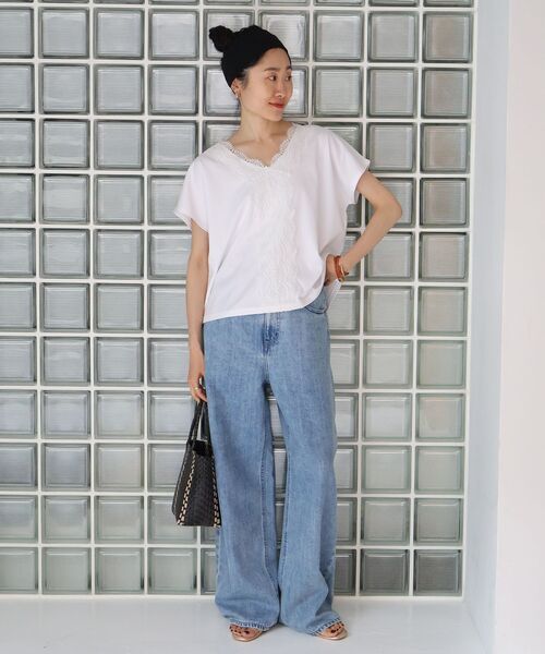 le.coeur blanc(ルクールブラン)の「Healthy denim Beets(デニムパンツ・レディース・サックスブルー/ブルー・38/36)」の16枚目の写真
