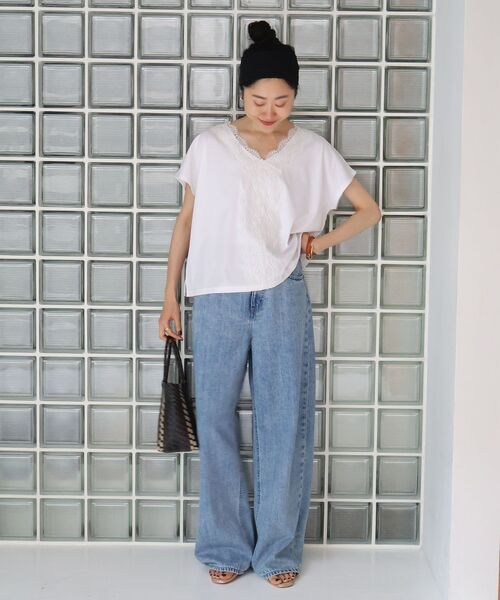 le.coeur blanc(ルクールブラン)の「Healthy denim Beets(デニムパンツ・レディース・サックスブルー/ブルー・38/36)」の17枚目の写真