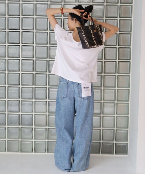 le.coeur blanc(ルクールブラン)の「Healthy denim Beets(デニムパンツ・レディース・サックスブルー/ブルー・38/36)」の19枚目の写真