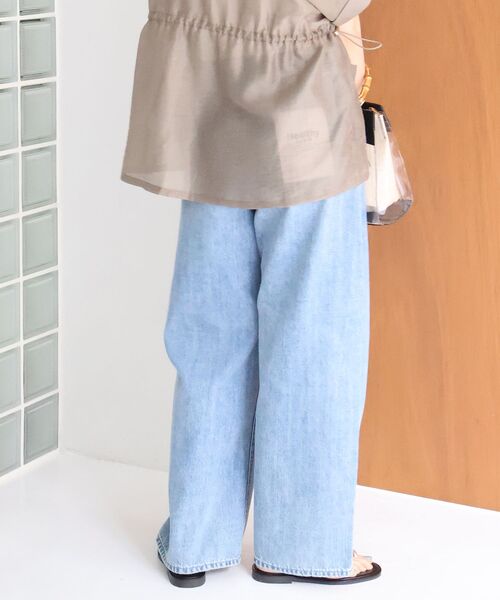 le.coeur blanc(ルクールブラン)の「Healthy denim Beets(デニムパンツ・レディース・サックスブルー/ブルー・38/36)」の3枚目の写真