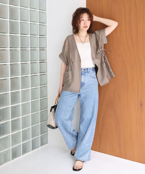le.coeur blanc(ルクールブラン)の「Healthy denim Beets(デニムパンツ・レディース・サックスブルー/ブルー・38/36)」の6枚目の写真
