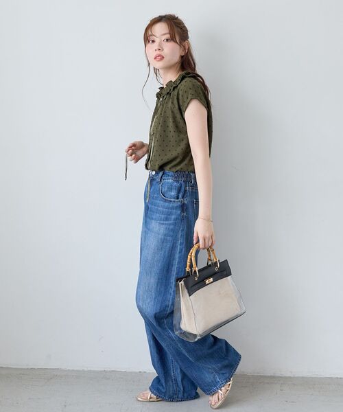 le.coeur blanc(ルクールブラン)の「Healthy denim Beets(デニムパンツ・レディース・サックスブルー/ブルー・38/36)」の15枚目の写真