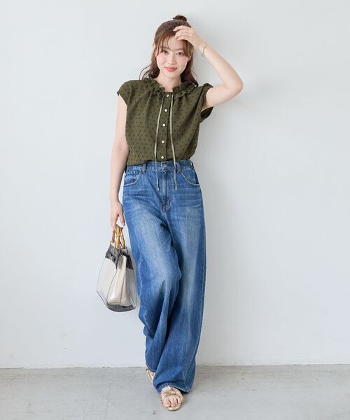 le.coeur blanc(ルクールブラン)の「Healthy denim Beets(デニムパンツ・レディース・サックスブルー/ブルー・38/36)」の18枚目の写真