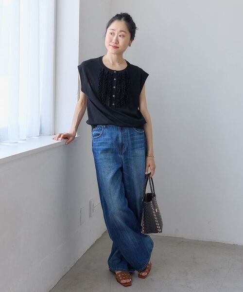 le.coeur blanc(ルクールブラン)の「Healthy denim Beets(デニムパンツ・レディース・サックスブルー/ブルー・38/36)」の19枚目の写真