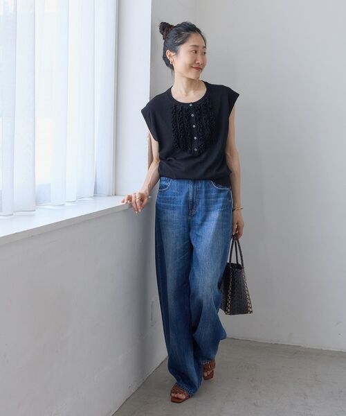 le.coeur blanc(ルクールブラン)の「Healthy denim Beets(デニムパンツ・レディース・サックスブルー/ブルー・38/36)」の20枚目の写真
