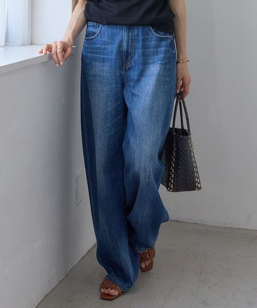le.coeur blanc(ルクールブラン)の「Healthy denim Beets(デニムパンツ・レディース・サックスブルー/ブルー・38/36)」の21枚目の写真