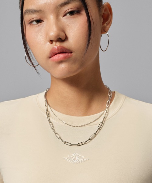 JORDAN BRAND（ジョーダンブランド）の「ジョーダン フライト ウィメンズ Tシャツ / Jordan Flight Women's T-Shirt IV5348-272 Pearl White（Tシャツ/カットソー・レディース・アイボリー系・M/L/XS/XL/S）」の10枚目の写真