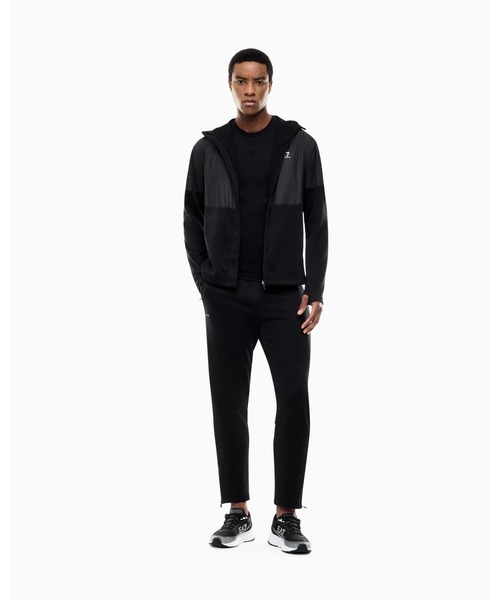 EMPORIO ARMANI EA7（エンポリオアルマーニイーエーセブン）の「【エンポリオ アルマーニ EA7】スリムフィット ジャージー トラックパンツ Vigor7（スウェットパンツ・メンズ・ブラック・X-SMALL/X-LARGE/SMALL/MEDIUM/LARGE）」の3枚目の写真