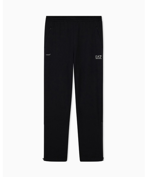 EMPORIO ARMANI EA7（エンポリオアルマーニイーエーセブン）の「【エンポリオ アルマーニ EA7】スリムフィット ジャージー トラックパンツ Vigor7（スウェットパンツ・メンズ・ブラック・X-SMALL/X-LARGE/SMALL/MEDIUM/LARGE）」の4枚目の写真