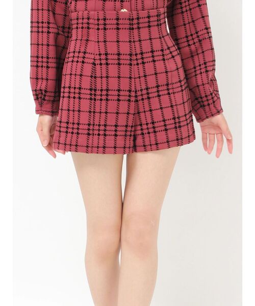 RESEXXY（リゼクシー）の「チェックハイウエストショートパンツ（その他パンツ・レディース・チャコールグレー/ブラック/レッド・FREE）」の21枚目の写真