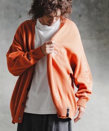 GLIMCLAP（グリムクラップ）の「mcg3852-Retro Embroidered Knit Cardigan ニットカーディガン(211-013-gla-cg)（カーディガン/ボレロ）」