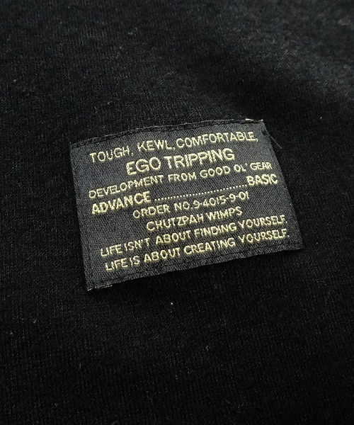 EGO TRIPPING(エゴトリッピング)の「mlt5777-WASHABLE WOOL TEE ウールTシャツ(666755)(Tシャツ/カットソー・メンズ・チャコール/ブラック/ライトグレー・46/48)」の7枚目の写真