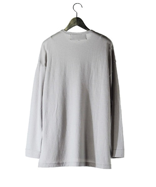 EGO TRIPPING(エゴトリッピング)の「mlt5777-WASHABLE WOOL TEE ウールTシャツ(666755)(Tシャツ/カットソー・メンズ・チャコール/ブラック/ライトグレー・46/48)」の10枚目の写真