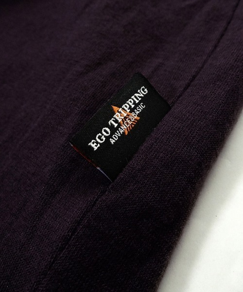 EGO TRIPPING(エゴトリッピング)の「mlt5777-WASHABLE WOOL TEE ウールTシャツ(666755)(Tシャツ/カットソー・メンズ・チャコール/ブラック/ライトグレー・46/48)」の6枚目の写真