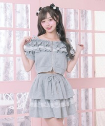 LAFARY（ラファリー）の「オフショルスウェットセットアップ（セットアップ）」