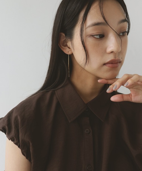 hellam(へラム)の「ロングチェーンピアス(ピアス(両耳用)・レディース・シルバー/ゴールド・FREE)」の10枚目の写真