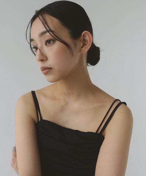 hellam(へラム)の「ロングチェーンピアス(ピアス(両耳用)・レディース・シルバー/ゴールド・FREE)」の8枚目の写真