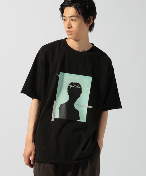 niko and...(ニコアンド)の「クラフトプリントTシャツ(Tシャツ/カットソー・メンズ・チャコール/ライトブルー/オフホワイト・LARGE/MEDIUM)」の21枚目の写真