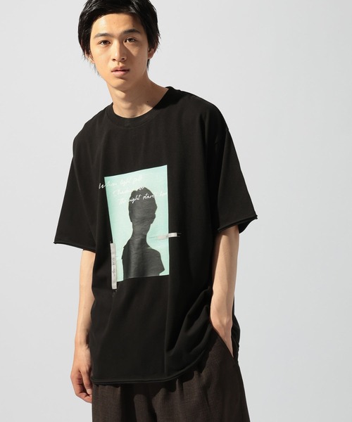 niko and...(ニコアンド)の「クラフトプリントTシャツ(Tシャツ/カットソー・メンズ・チャコール/ライトブルー/オフホワイト・LARGE/MEDIUM)」の22枚目の写真