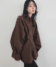 ウエストタックカラーシャツ