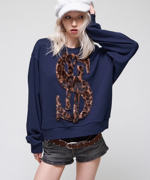 Sourcream（サワークリーム）の「【26AW LOOK掲載品番】【Sourcream】$ロゴファースウェット（スウェット・レディース・ライトグレー/ブラック/ネイビー・MEDIUM/SMALL）」の20枚目の写真