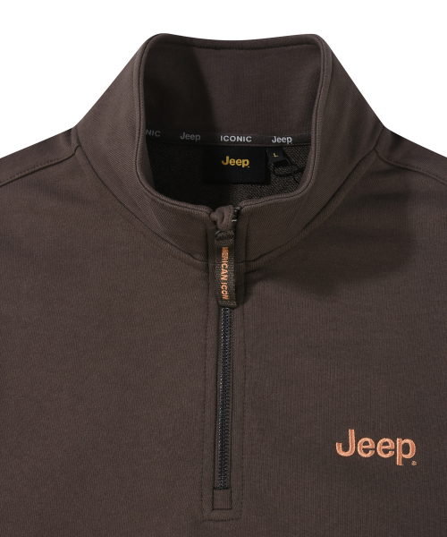 JEEP（ジープ）の「[360g] M-ロゴ ハーフジップ スウェット (JR5TSU838DB)（スウェット・レディース・その他・SMALL/MEDIUM/LARGE/X-LARGE/2XL）」の5枚目の写真