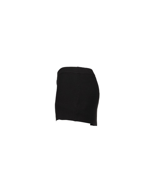 GLOWNY(グロウニ―)の「G KNIT REST SKIRT(スカート・レディース・ブラック・SMALL/MEDIUM)」の3枚目の写真