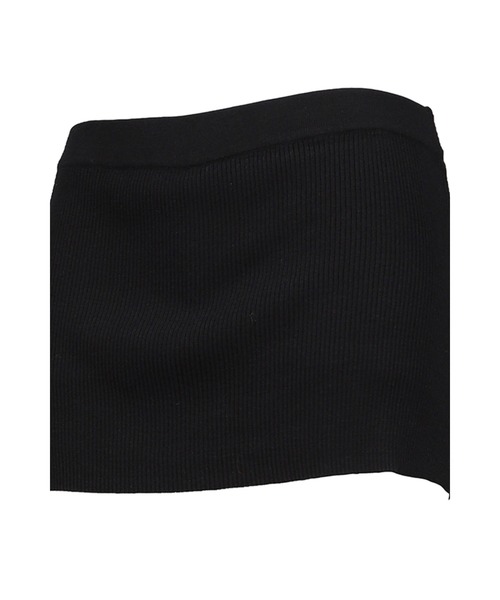 GLOWNY(グロウニ―)の「G KNIT REST SKIRT(スカート・レディース・ブラック・SMALL/MEDIUM)」の4枚目の写真