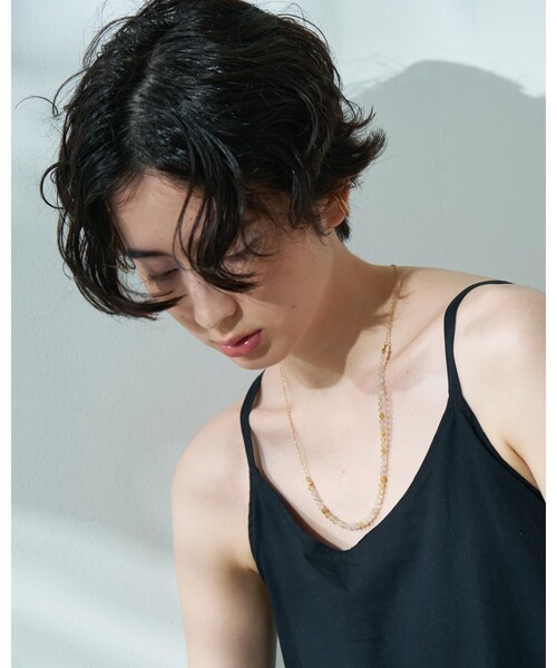 collex(コレックス)の「【Ljud/ユード】天然石ハーフプリズムネックレス(ネックレス・レディース・ゴールド/シルバー・フリー)」の7枚目の写真