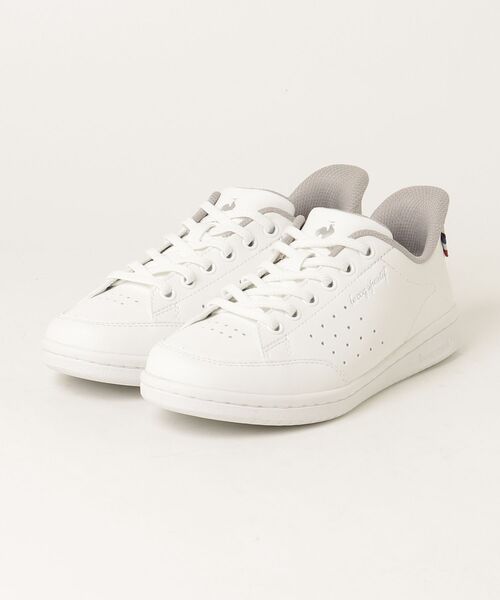 le coq sportif（ルコックスポルティフ）の「ラ ローラン SI  /  LA ROLAND SI（スニーカー・メンズ・ホワイト×シルバー/ホワイト×グレー・22.5cm/23.0cm/23.5cm/24.0cm/24.5cm/25.0cm/25.5cm/26.0cm/26.5cm/27.0cm/27.5cm/28.0cm）」の2枚目の写真