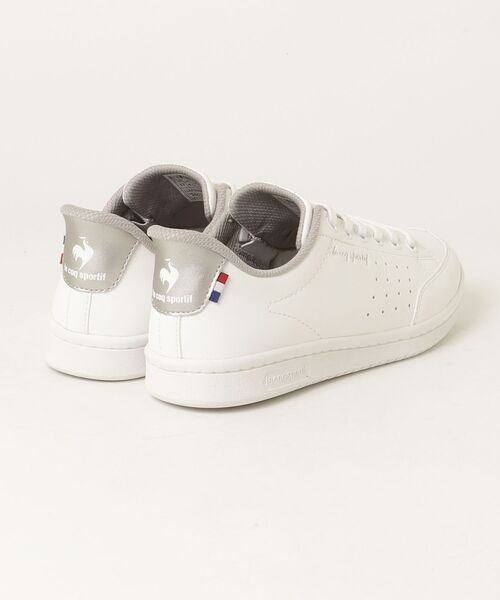 le coq sportif（ルコックスポルティフ）の「ラ ローラン SI  /  LA ROLAND SI（スニーカー・メンズ・ホワイト×シルバー/ホワイト×グレー・22.5cm/23.0cm/23.5cm/24.0cm/24.5cm/25.0cm/25.5cm/26.0cm/26.5cm/27.0cm/27.5cm/28.0cm）」の5枚目の写真