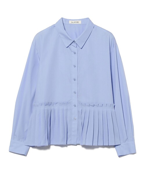 Ray BEAMS(レイビームス)の「プリーツ キリカエ レギュラーカラー シャツ(シャツ/ブラウス・レディース・サックスブルー/ブラック/ホワイト・ONE SIZE)」の14枚目の写真