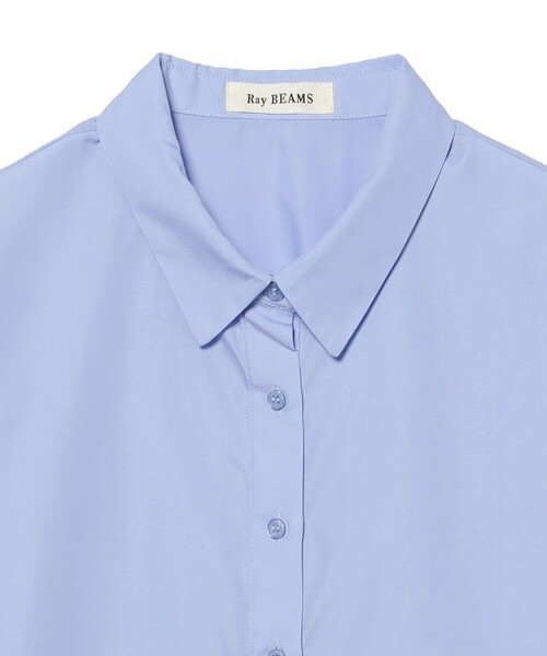 Ray BEAMS(レイビームス)の「プリーツ キリカエ レギュラーカラー シャツ(シャツ/ブラウス・レディース・サックスブルー/ブラック/ホワイト・ONE SIZE)」の15枚目の写真