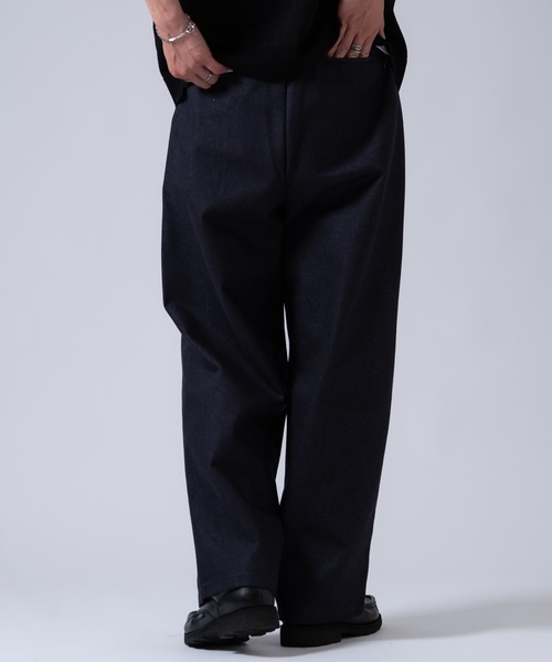 OXA(オグザ)の「デニムスラックス(デニムパンツ・メンズ・ネイビー/ブラック・LARGE/MEDIUM)」の10枚目の写真