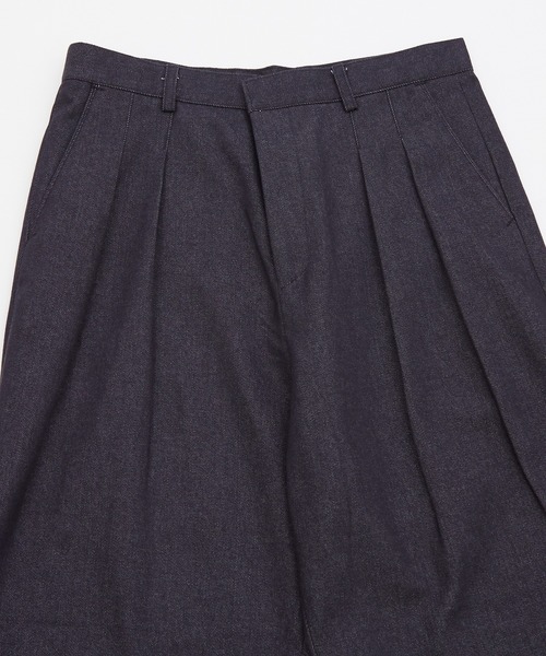 OXA(オグザ)の「デニムスラックス(デニムパンツ・メンズ・ネイビー/ブラック・LARGE/MEDIUM)」の7枚目の写真