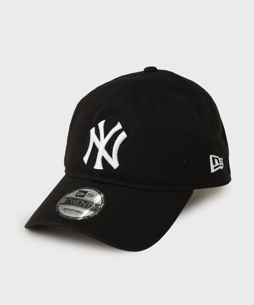 tk.TAKEO KIKUCHI(ティーケータケオキクチ)の「【NEW ERA】9TWENTY ニューヨーク・ヤンキース ブラック × ホワイト(キャップ・メンズ・ブラック・00)」の1枚目の写真