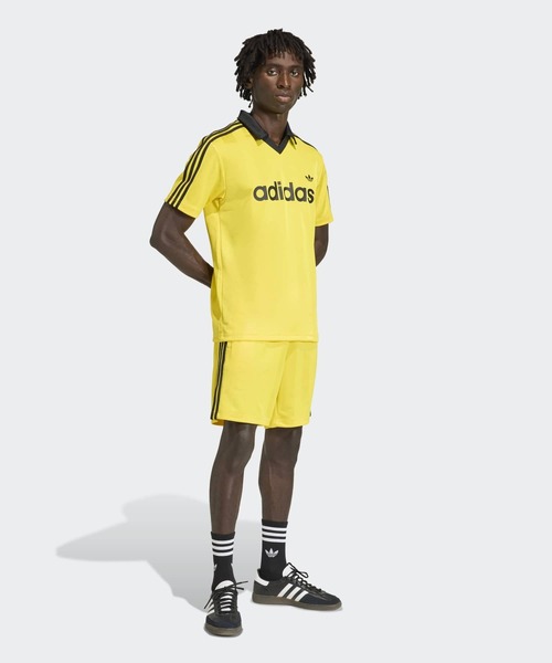 adidas(アディダス)の「アーカイブカラーエンジニアードジャージ / ジャージ / アディダスオリジナルス adidas Originals(Tシャツ/カットソー・メンズ・イエロー・X-LARGE/X-SMALL/MEDIUM/SMALL/XX-LARGE/LARGE/3XL)」の5枚目の写真