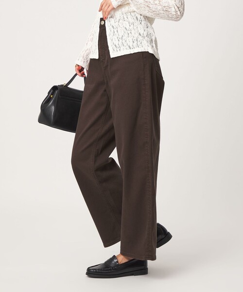 Healthy denim(ヘルシーデニム)の「【別注】<Healthy DENIM>カーヴィー デニムパンツ(デニムパンツ・レディース・ブラック/ダークブラウン・S/XS/M)」の3枚目の写真