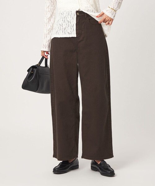 Healthy denim(ヘルシーデニム)の「【別注】<Healthy DENIM>カーヴィー デニムパンツ(デニムパンツ・レディース・ブラック/ダークブラウン・S/XS/M)」の4枚目の写真